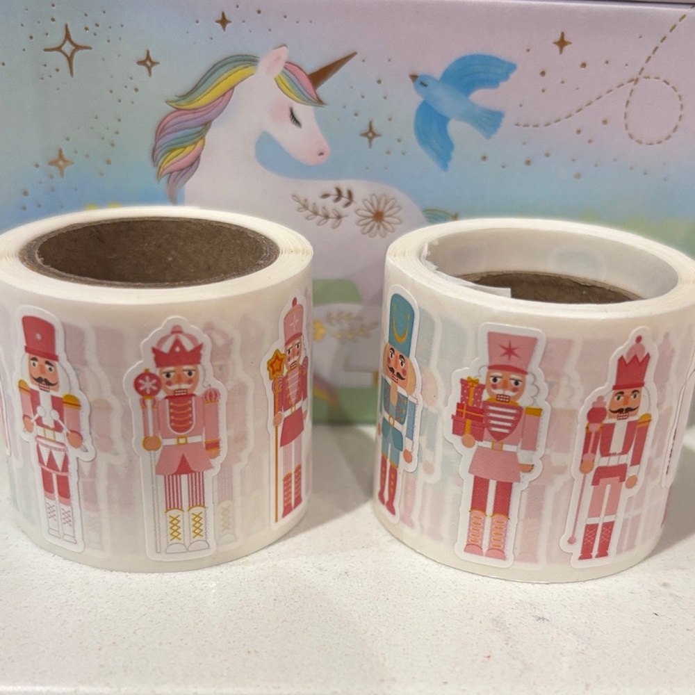 Nutcracker Themed Decorative Tape Rolls